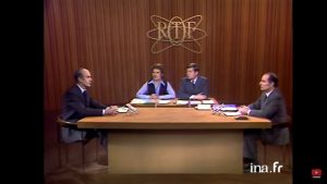 Dezbatere prezidențială 1974 între Valery Giscard d'Estaing și Francois Mitterrand