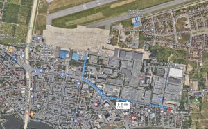 Strada Heliului, distanță față de Aeroportul Băneasa