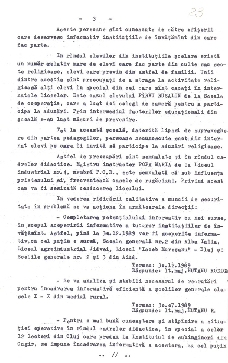 securitate invatamant recrutare