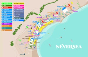 neversea, harta