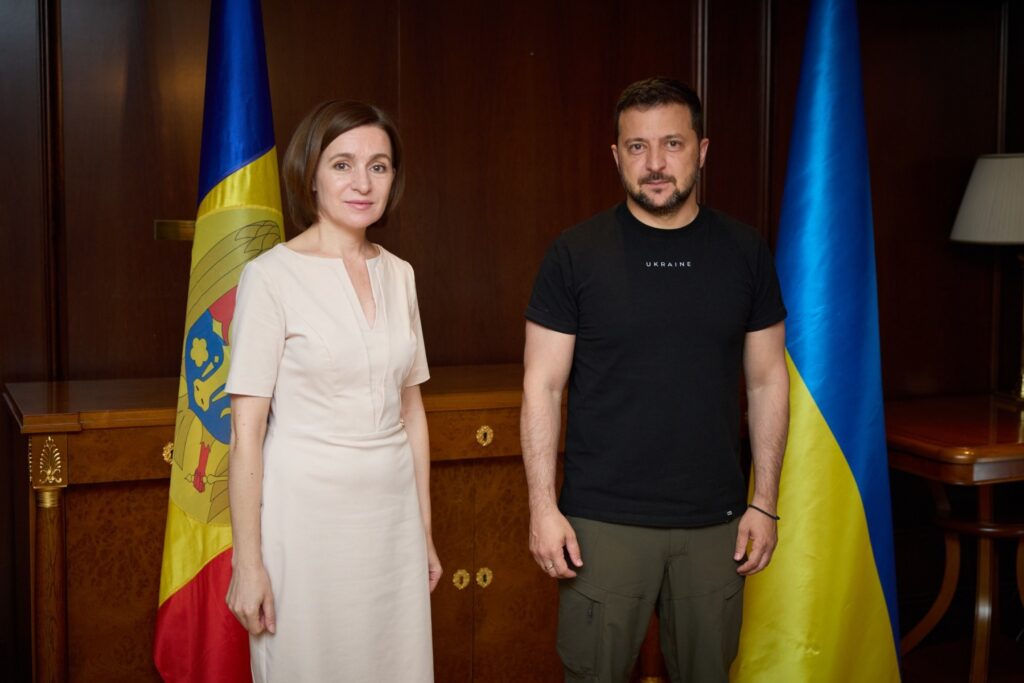 Maia Sandu Volodimir Zelenski