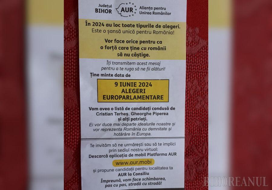 pliant aur, pliant electoral AUR, Bihor
