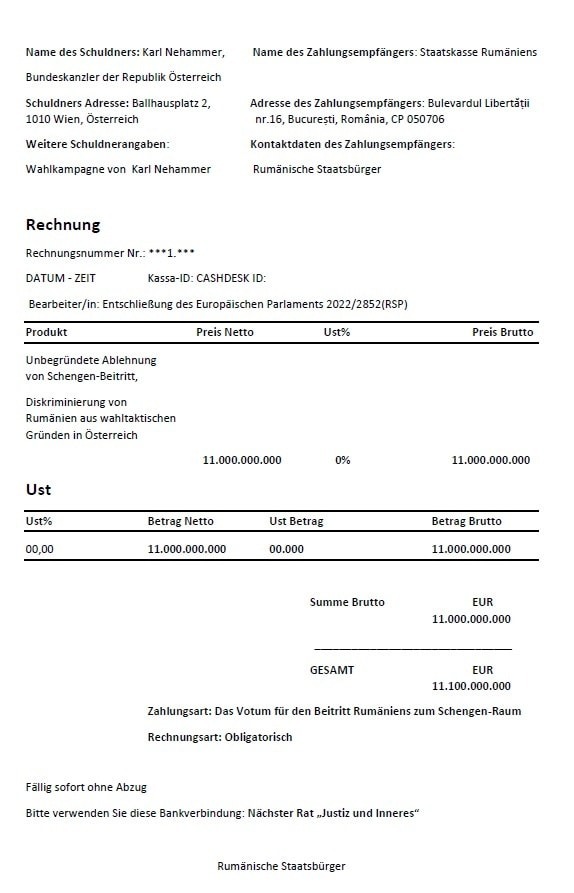 factura pentru Austria, Vlad Gheorghe