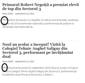 marcaje, solid news, negoita