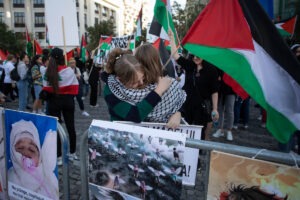 Palestina, Fasia Gaza, protest de sustinere