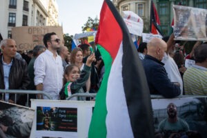 Palestina, Fasia Gaza, protest de sustinere