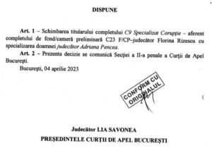 decizie curtea de apel