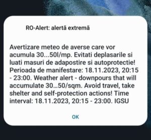 cod portocaliu la constanta
