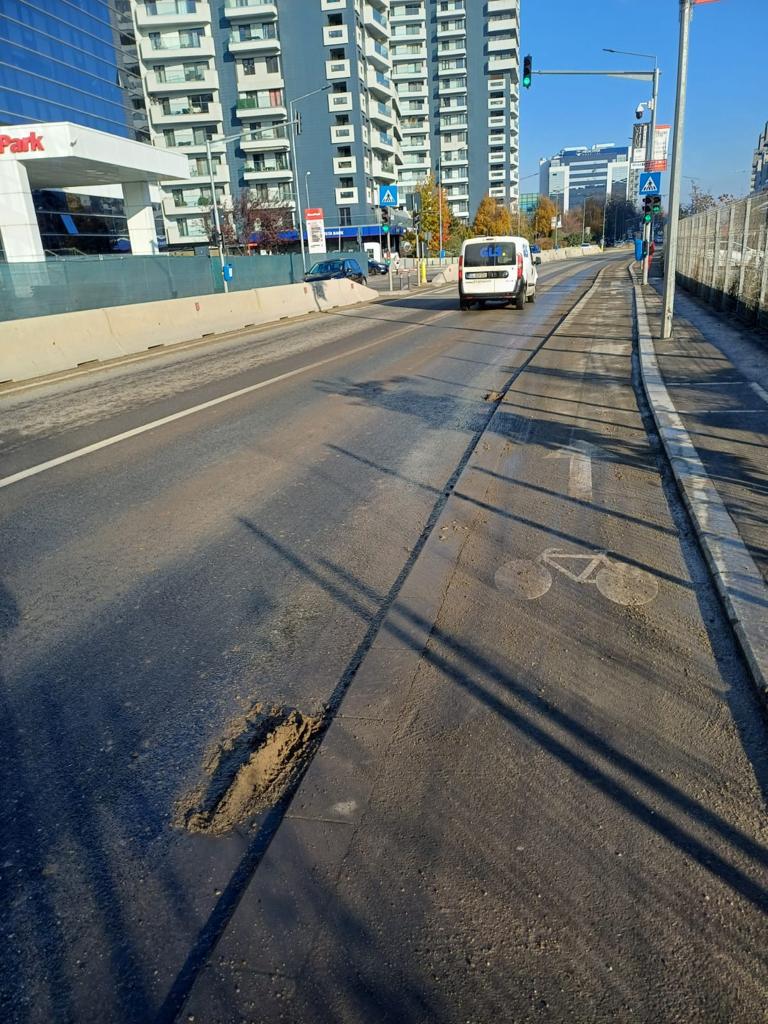 drum cu gropi in capitala