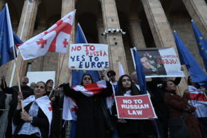 protest georgia legea agentilor straini
