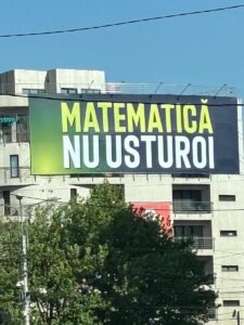 banner nicusor dan - Matematică Nu usturoi