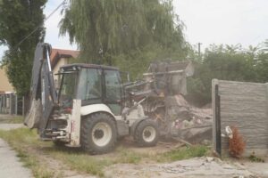 demolare construcție ilegală Timișoara