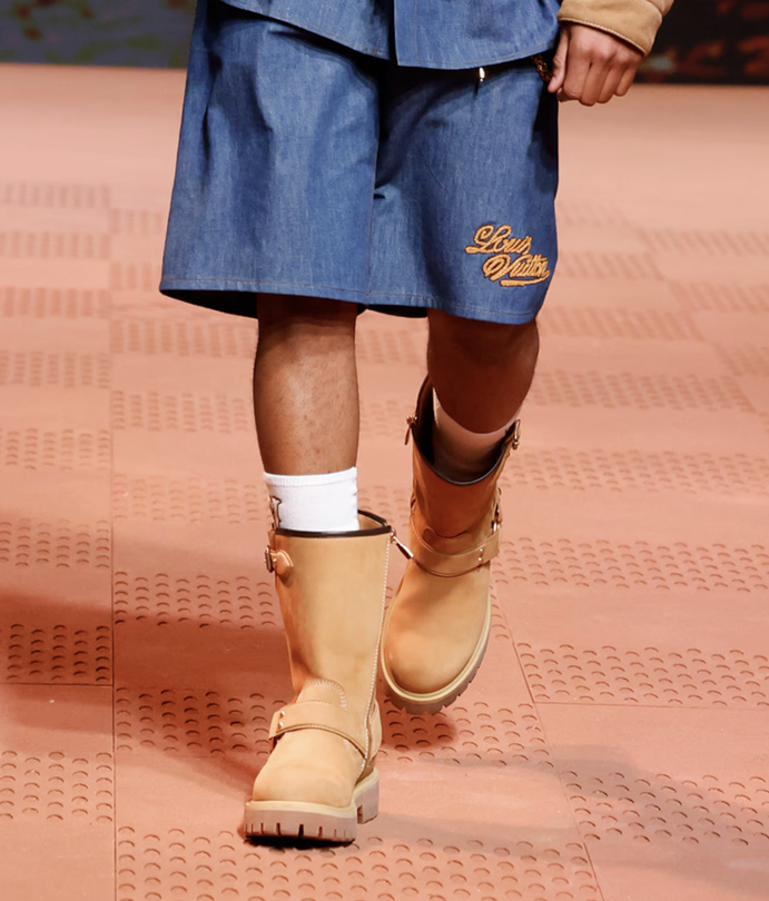 louis vuitton x timberland, bocanci