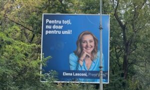 elena lasconi afis de campanie