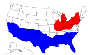 Sun belt, alegeri prezidentiale sua 2024, statele unite, sud, nord-est, rust belt