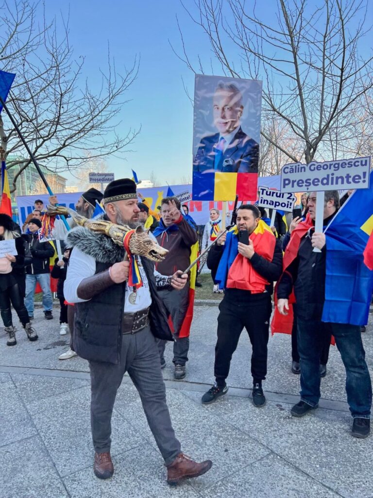 Protest pro-Georgescu