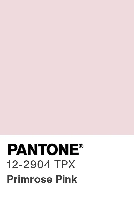 primrose pink pantone
