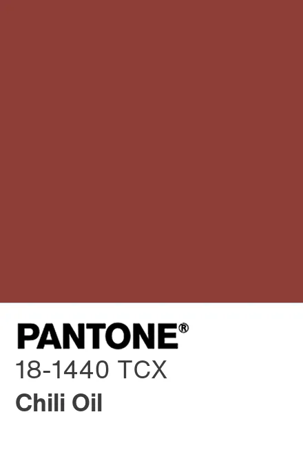 chilli oil pantone