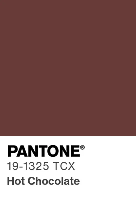 hot chocolate pantone