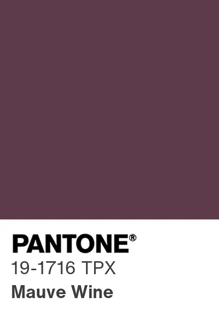 mauve wine pantone