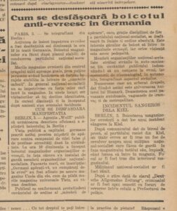 patria boicotul anti evreiesc in germania