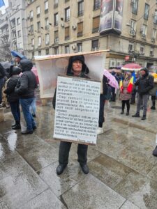 protest aur manifestatie piata universitatii victoriei