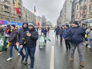 protest aur manifestatie piata universitatii victoriei