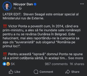 nicusor dan inundatii victor ponta