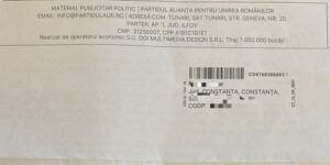 Scrisoare trimisă de George Simion varstnicilor