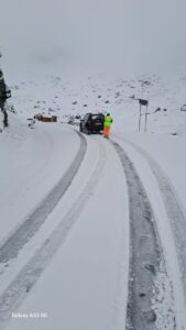 A nins pe Transfăgărășan