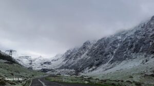 A nins pe Transfăgărășan