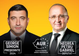 Negrea Petru Gabriel, George Simon, afis electoral