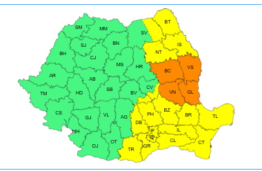 cod alertă meteo 24 mai