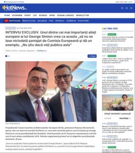 george simion promovat puternic de Hotnews.ro