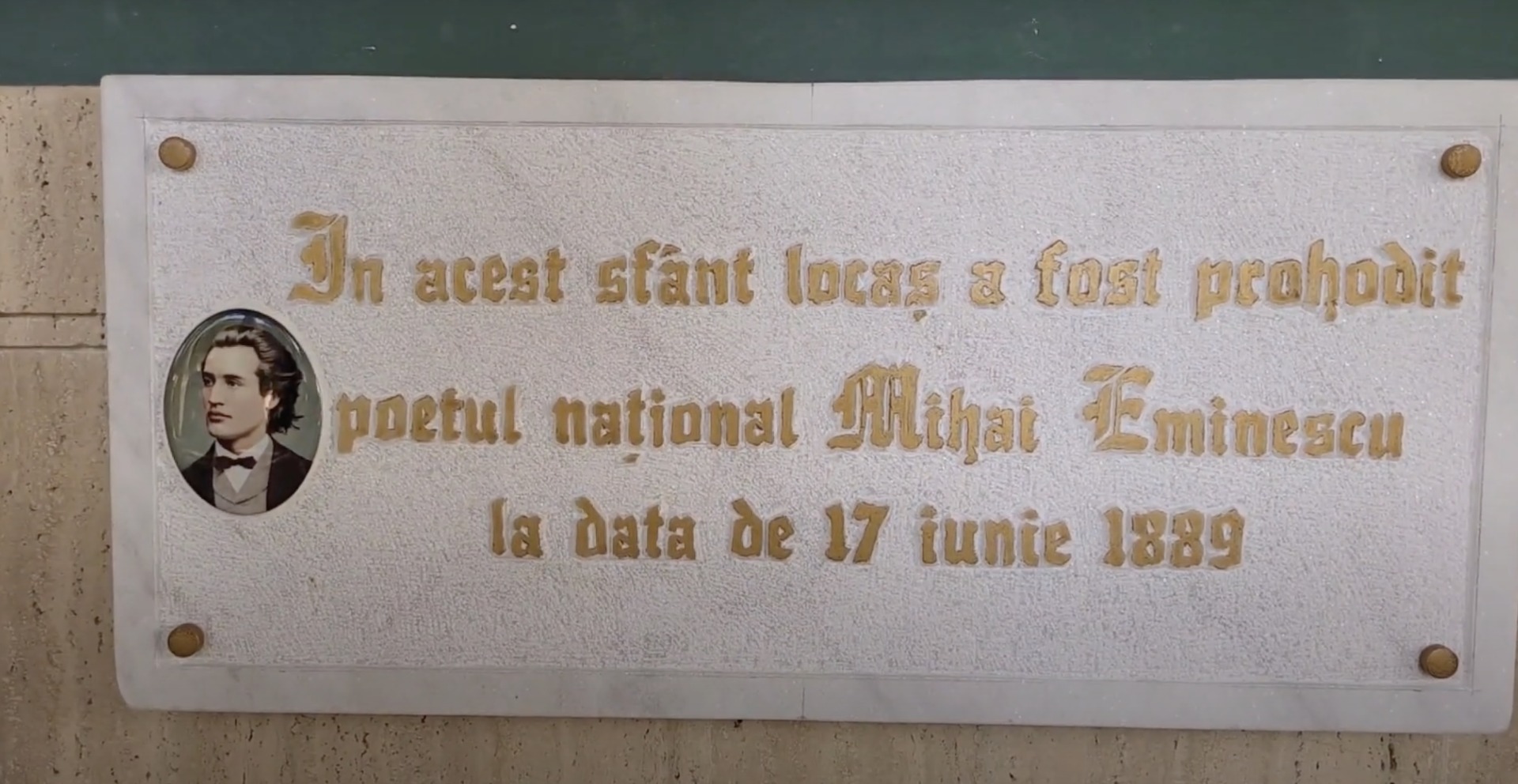 Slujbă de pomenire pentru Mihai Eminescu la Biserica „Sfântul Gheorghe Nou”, Bucureşti – Kilometrul Zero