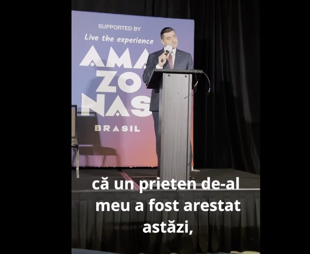 Simion discurs in SUA