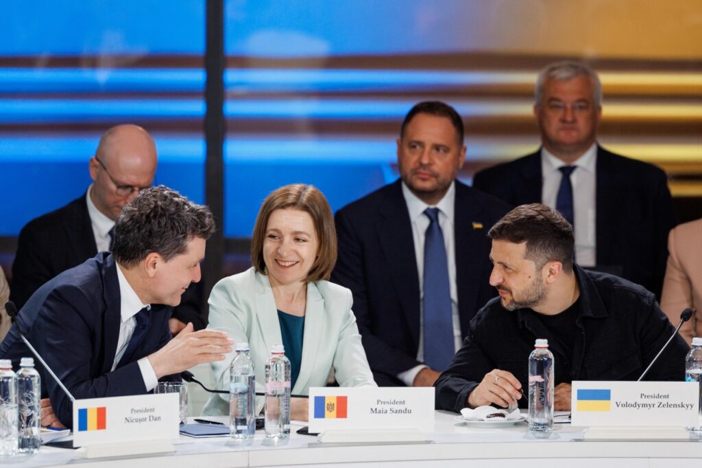 maia sandu nicusor dan volodimir zelenski summit ucraina odesa7