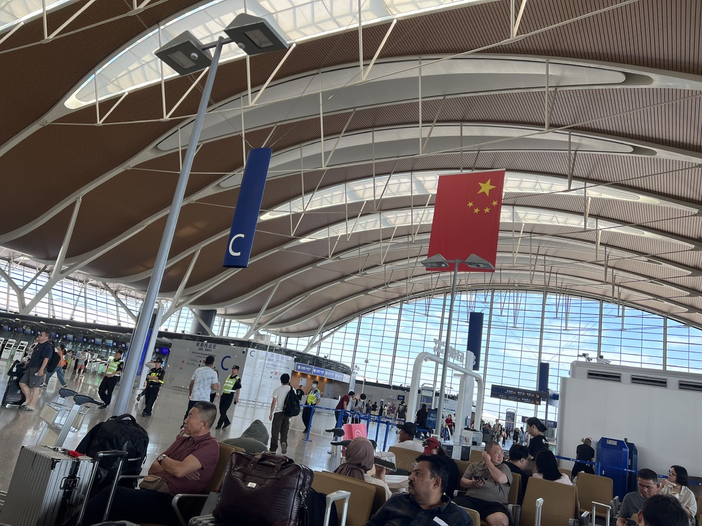 Aeroport, Shanghai, Pudong, China