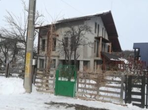 vila in constructie, casa