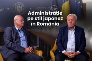 Primarul Constantin Toma și Julian Bratu, președintele Kaizen Institute România, interviurile g4media, alina mihai