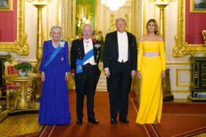 camila parker bowls, charles, donald trump, melania trump