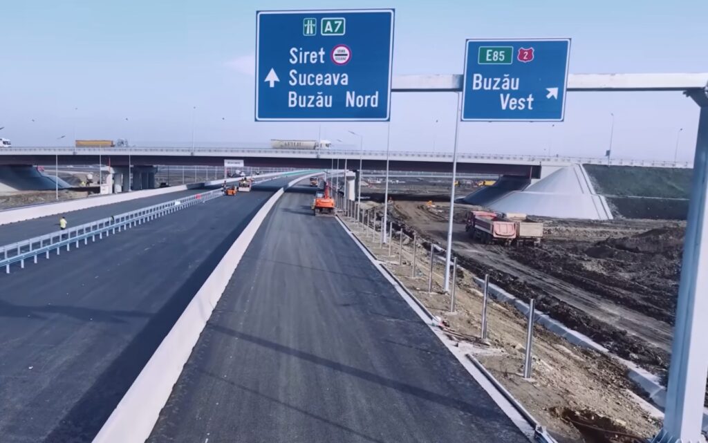 VIDEO Autostrada Moldovei A7 Ploiești – Buzău. Lotul 3 Pietroasele-Buzău va fi deschis circulației joi, 27 noiembrie / Se va putea circula doar pe autostradă de la București până la Focșani