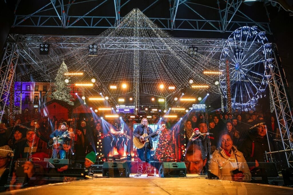 Scena Targ de Craciun Cluj