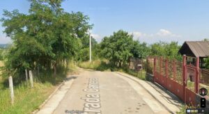 Strada Carierei, din satul Ghelari (Hunedoara), văzută prin Google Maps.