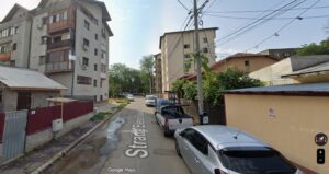 Strada Elena Farago din București, văzută din Google Maps.