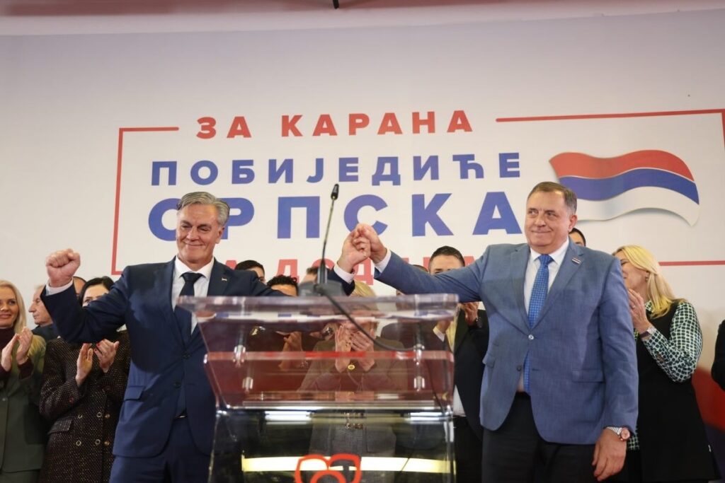 Sinisa Karan, susținut de Milorad Dodik, a câștigat alegerile anticipate în Republica Srpska / La putere de două decenii și apropiat de Putin, Dodik a fost interzis după o condamnare