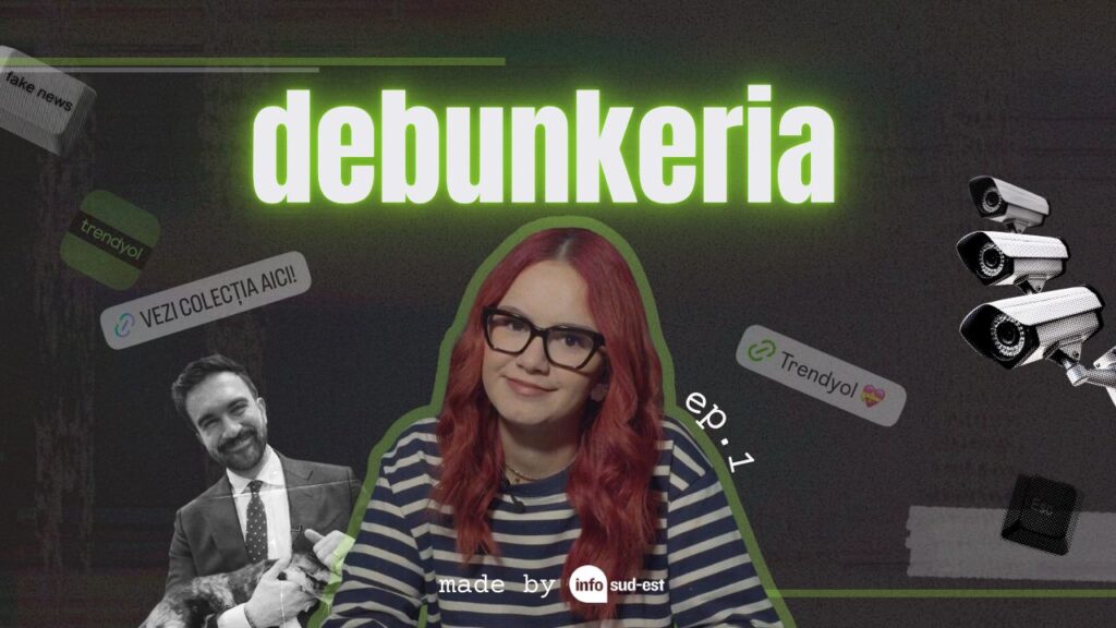 Info Sud-Est a lansat „debunkeria”, un nou produs video unde sunt analizate minciunile virale, conspirațiile sketchy și manipulările care îți invadează feed-ul