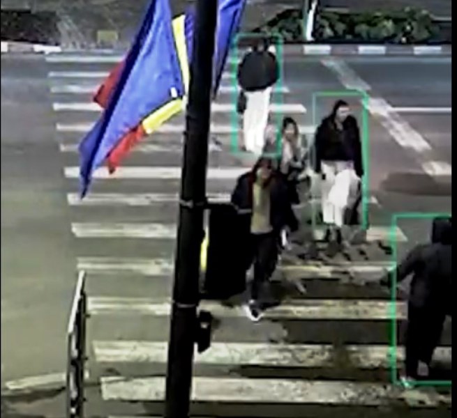 O intersecție din Focșani e monitorizată de un sistem AI care identifică situații de risc în timp real / Sistemul e în testare în premieră națională